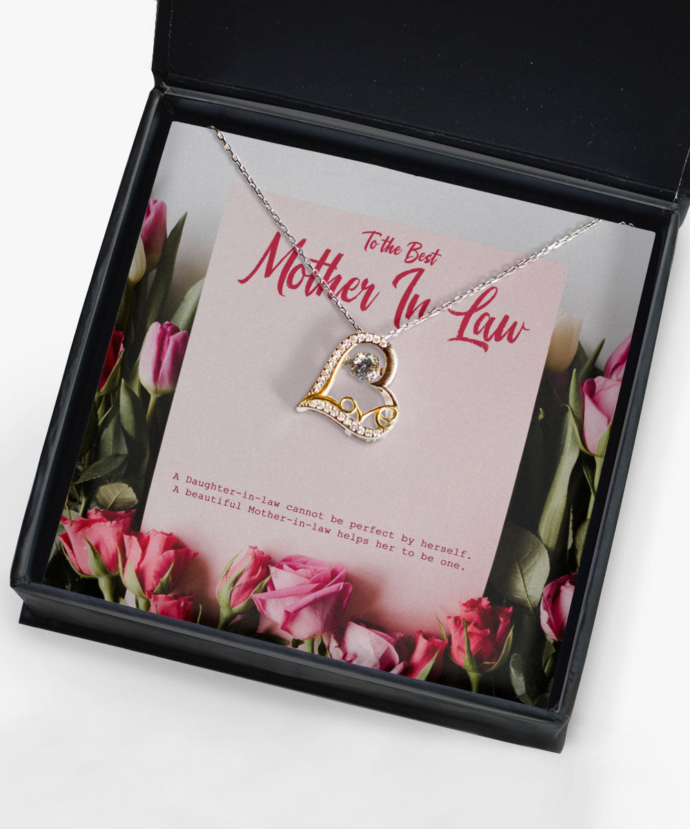 Mother In Law Necklace A Beautiful Mother In Law Helps Her To Be One Love Dancing Necklace